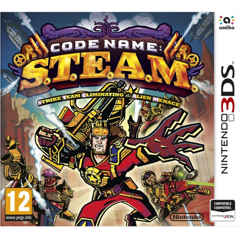CODE NAME S.T.E.A.M. 3DS (S/CAIXA, S/MANUAIS) (SEMI-NOVO)