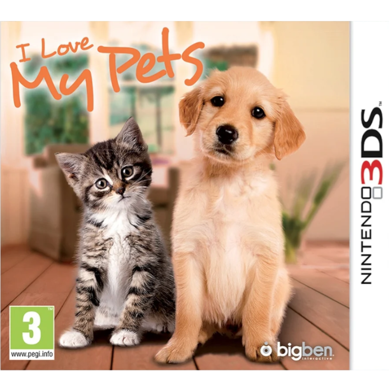 I LOVE MY PETS 3DS (SEMI-NOVO)