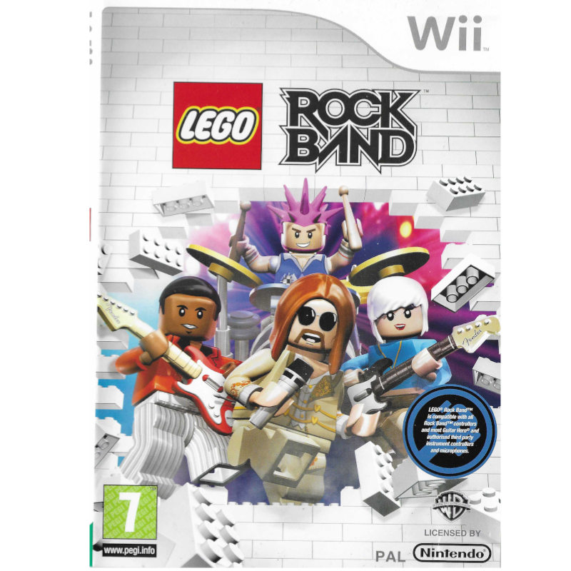 LEGO ROCK BAND WII (SEMI-NOVO)