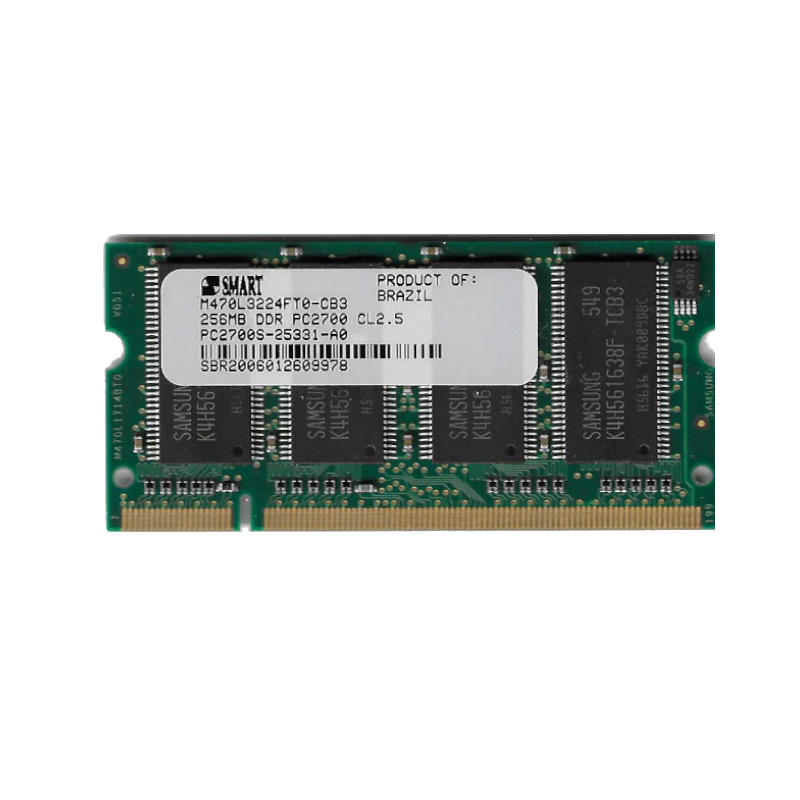 HP SMART 256MB PC2700 333MHZ SODIMM (SEMI-NOVA)