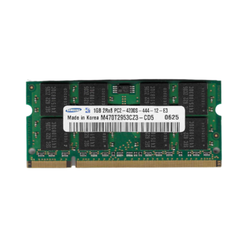 SAMSUNG 1GB PC2 4200S 533MHZ SODIMM DDR2 CL4