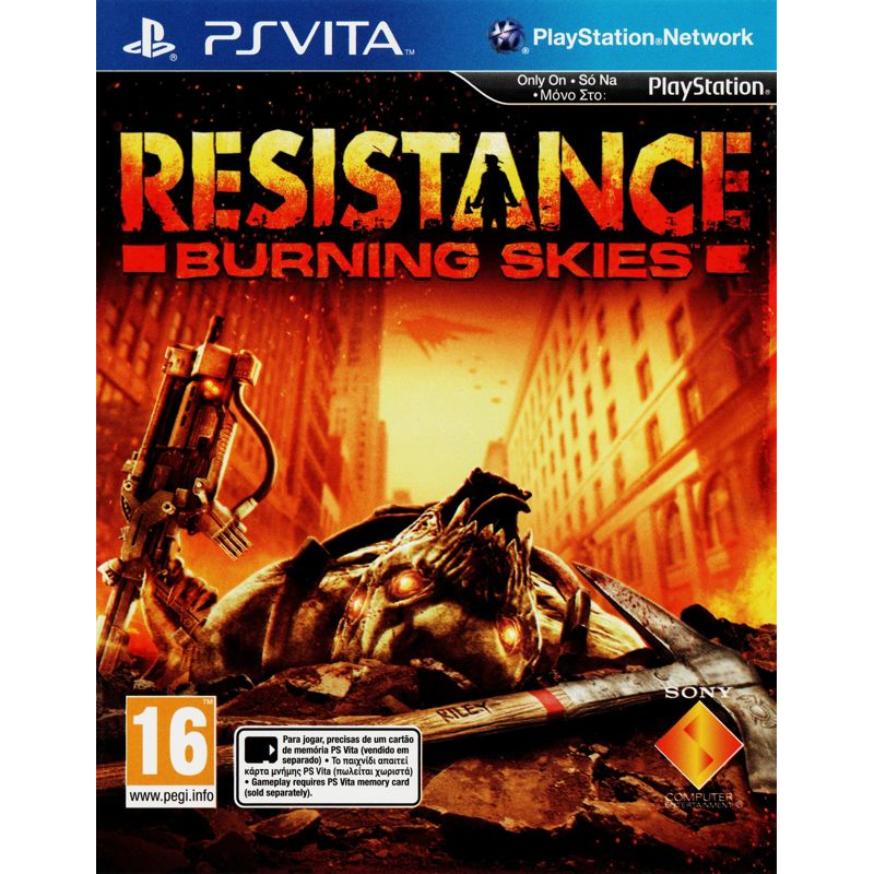 RESISTANCE BURNING SKIES PSVITA FC