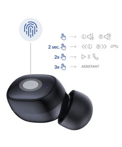 3MK AURICULARES BLUETOOTH FLOWBUDS (PRETOS) - Image 7
