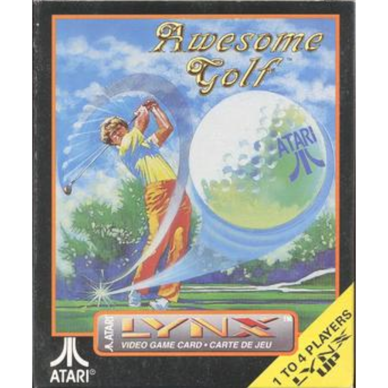 AWESOME GOLF ATARI LYNX SEMI NOVO FC