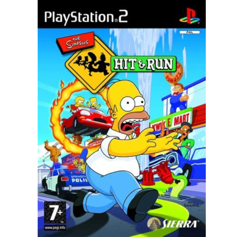 THE SIMPSONS HIT & RUN PS2