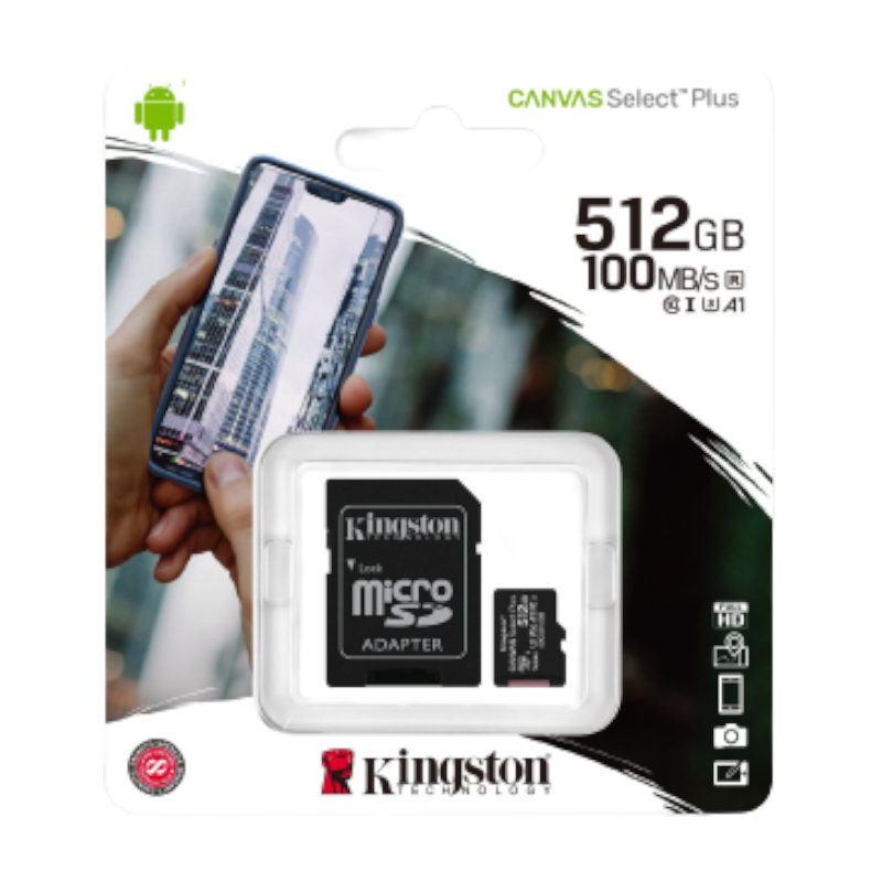KINGSTON MICRO SD CANVAS SELECT PLUS 512GB