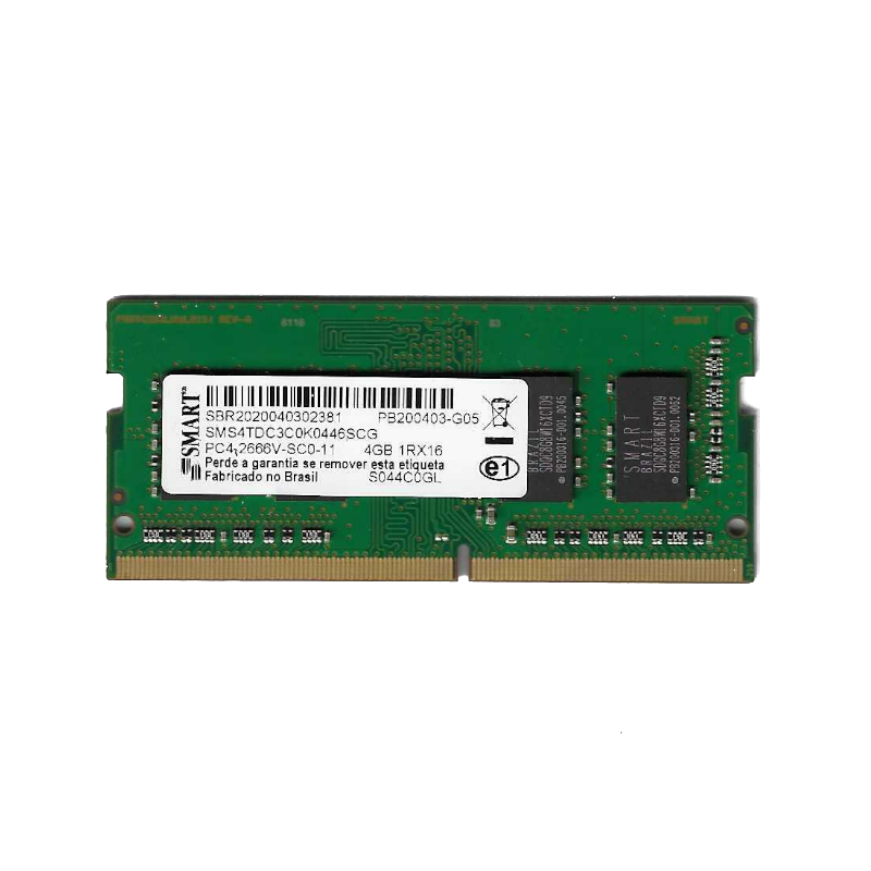 SMART 4GB 1600MHZ PC3 12800S DDR3 SODIMM (SEMI-NOVA)