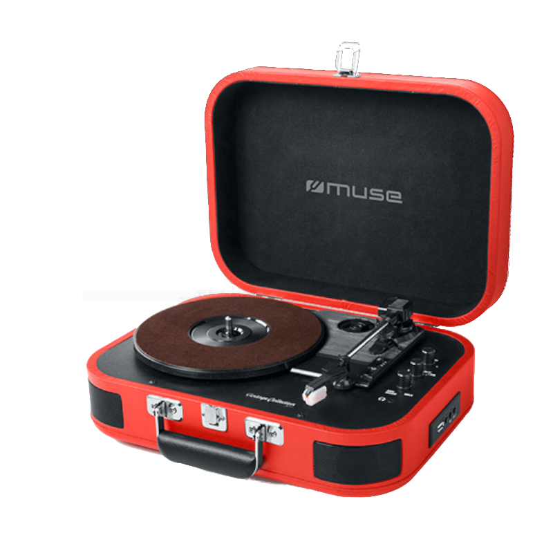 MUSE GIRA-DISCOS MT-201 (VERMELHO)