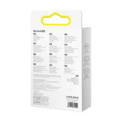 BASEUS CABO EM COTOVELO MVP 2 TYPE C PARA TYPE C 1MT 100W PRETO VERMELHO 5