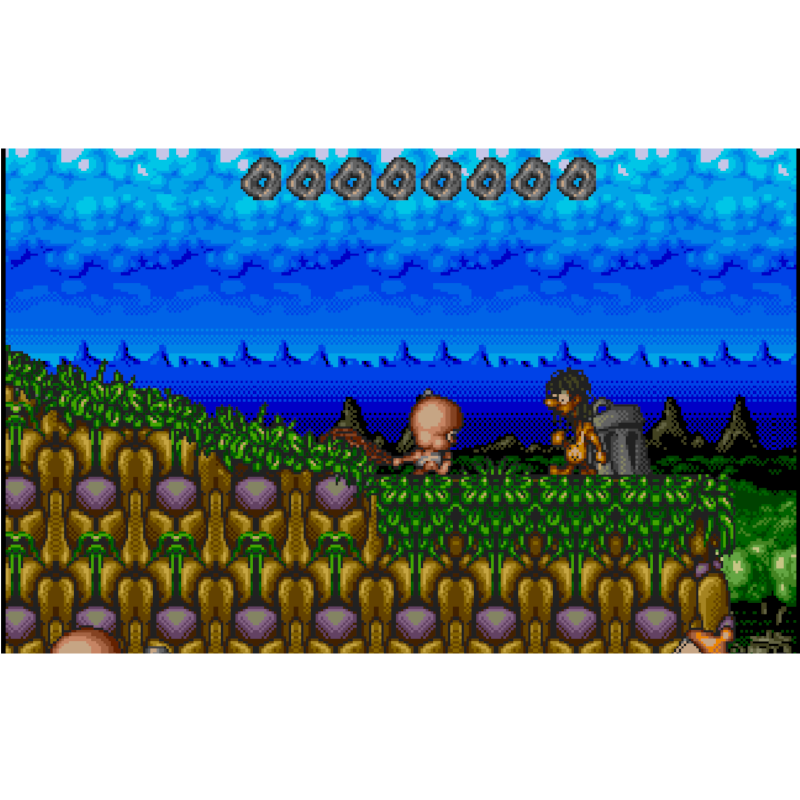 CHUCK ROCK II SON OF CHUCK MEGA CD - Image 2