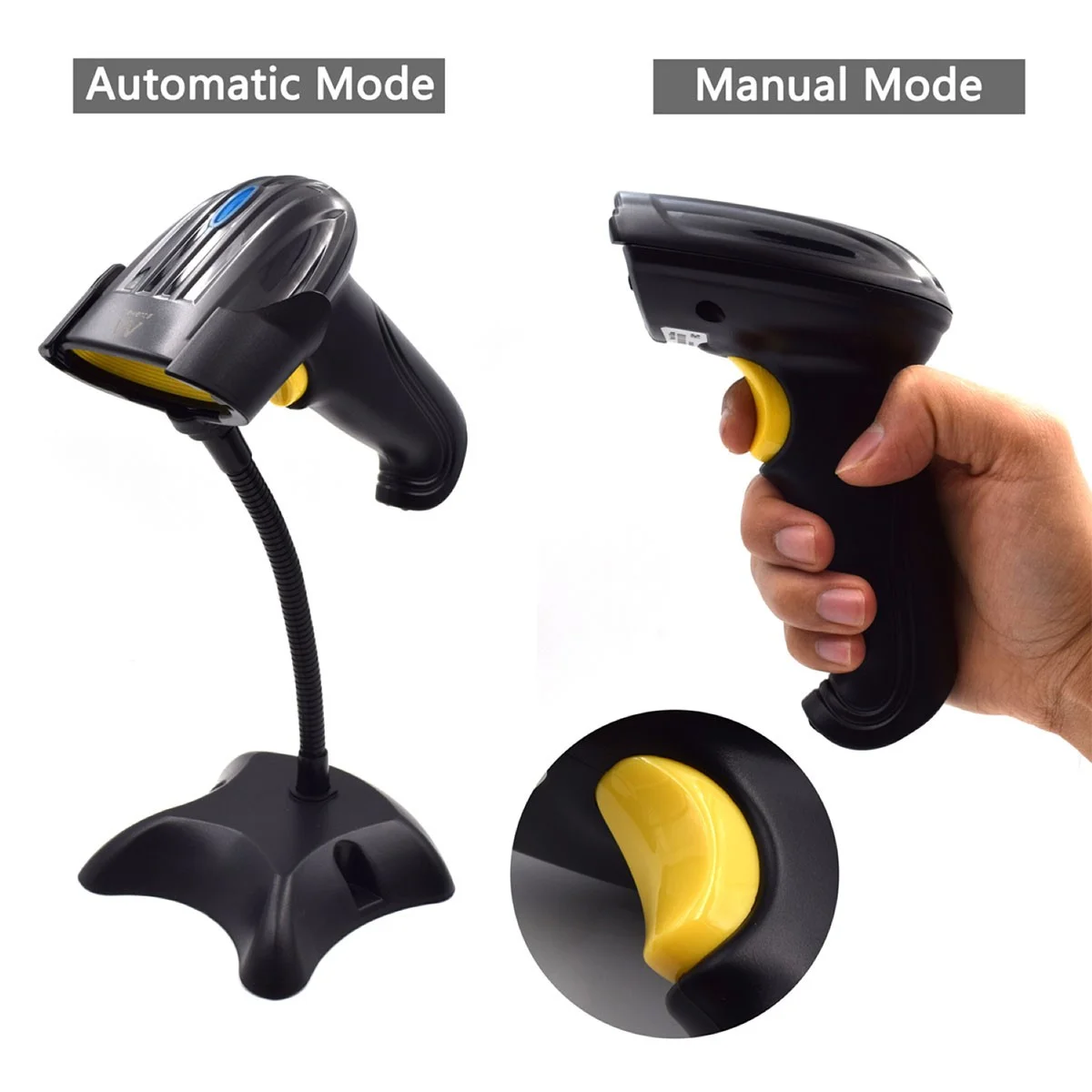 EWENT SCANNER LASER WIRELESS COM BASE - EW3430 - Image 2