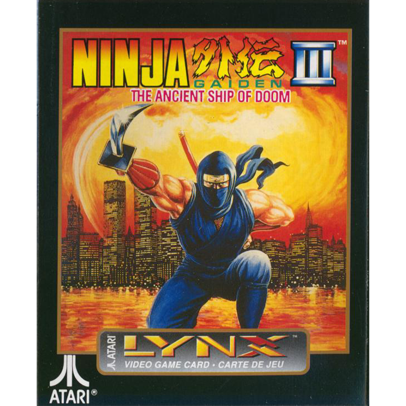 NINJA GAIDEN III: THE ANCIENT SHIP OF DOOM
ATARI LYNX (SEMI-NOVO)