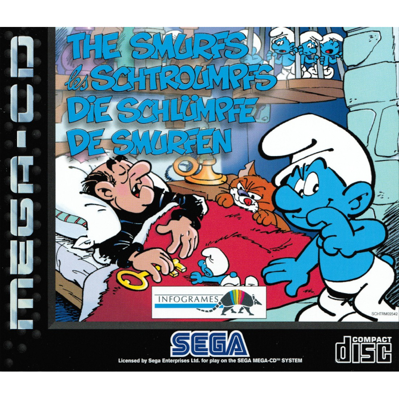 THE SMURFS MEGA CD