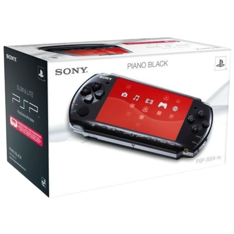 CONSOLA PSP 3004 (PRETA)(SEMI-NOVO)(C/CAIXA E MANUAIS)