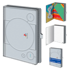 CADERNO A5 PREMIUM OFICIAL PLAYSTATION 1