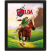 QUADRO POSTER 3D LEGEND OF ZELDA GALOPE FC