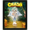 QUADRO POSTER 3D CRASH BANDICOOT GAME OVER FC