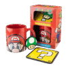 CONJUNTO DE OFERTA SUPER MARIO CANECA PORTA CHAVES BASE DE COPO FC