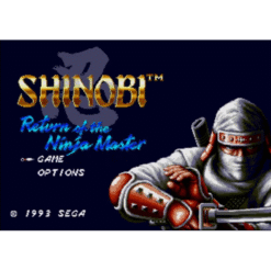 SHINOBI III RETURN OF THE NINJA MASTER MD IG3