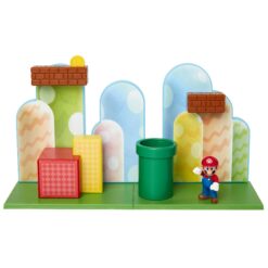 JAKKS SUPER MARIO CONJUNTO DE DIORAMA DE PLANICIE DE BOLOTA