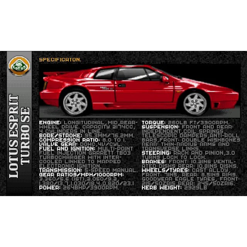 LOTUS TURBO CHALLENGE MD - Image 2