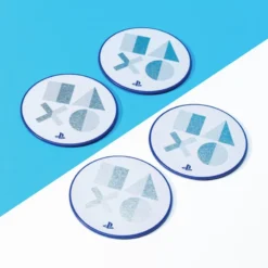 BASES DE COPO METALICAS SIMBOLOS PLAYSTATION PS5 1