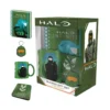 CONJUNTO DE OFERTA HALO CADERNO A5 PORTA CHAVES CANECA BASE DE COPO jpg