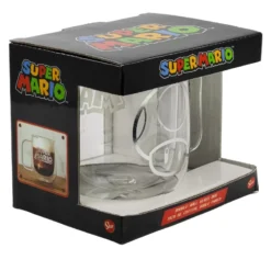 CANECA VIDRO DUPLO SUPER MARIO