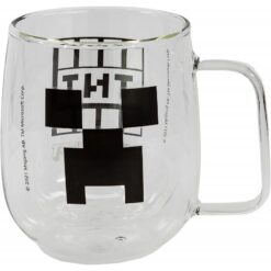 CANECA DE CRISTAL DUPLA FACE MINECRAFT 1