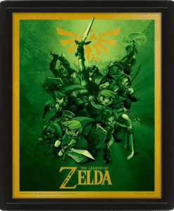 QUADRO POSTER THE LEGEND OF ZELDA GALOPE