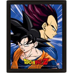 QUADRO POSTER 3D DRAGON BALL Z PROTECTORS DESTROYERS