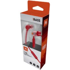 JBL AURICULARES COM FIO TUNE 110 VERMELHO 3