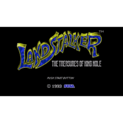 LANDSTALKER THE TREASURES OF KING NOLE MD IG1