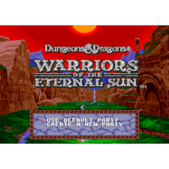 DUNGEONS DRAGONS WARRIORS OF THE ETERNAL SUN MD IG2