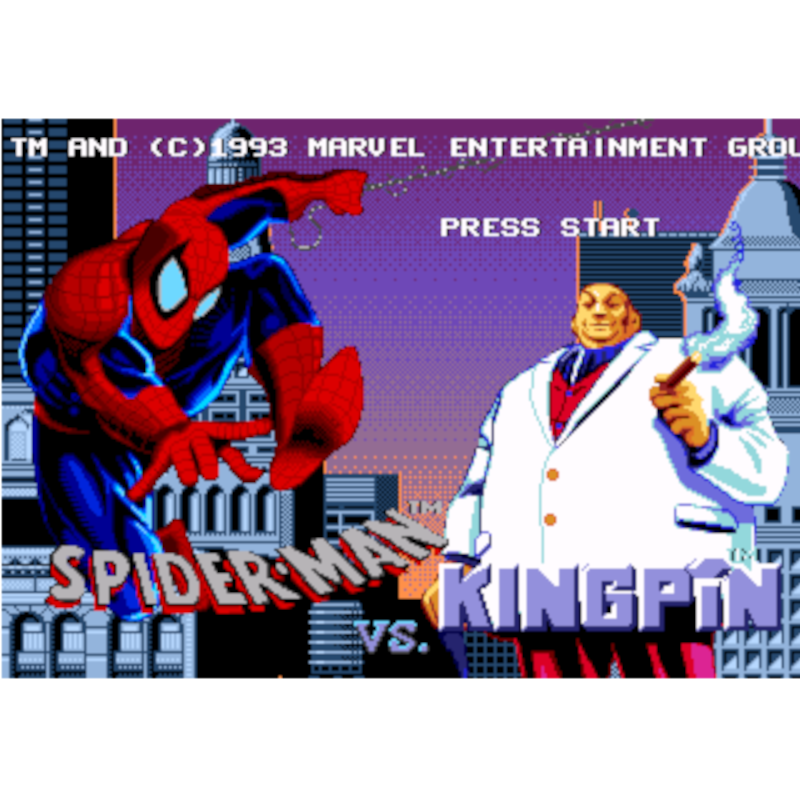 THE AMAZING SPIDER-MAN VS THE KINGPIN MEGA CD - Image 2
