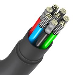 BASEUS CABO JELLY LIQUID SILICA GEL TYPE C PARA TYPE C PD 100W 1.20MTS PRETO 3