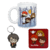 CONJUNTO OFERTA HARRY POTTER KAWAII PACK CANECA BASE PORTA CHAVES FC