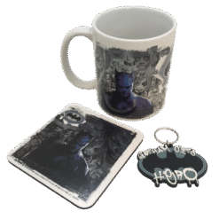 CONJUNTO PARA OFERTA BATMAN CANECA + BASE + PORTA-CHAVES