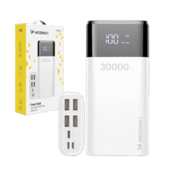 WOZINSKY POWERBANK WPB-001WE 30000MAH LCD (BRANCO)