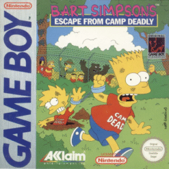 BART SIMPSONS ESCAPE FROM CAMP  DEADLY GB (S/CAIXA, S/MANUAIS)