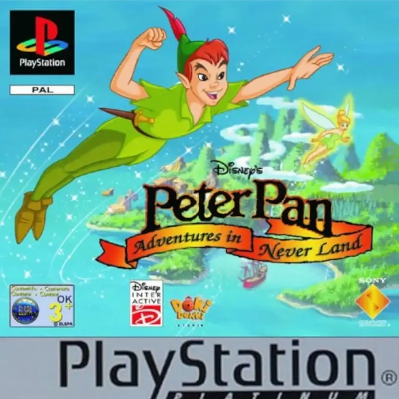 DISNEY´S PETER PAN AVENTURAS NA TERRA DO NUNCA (PLATINUM) PSX (COMPLETO)