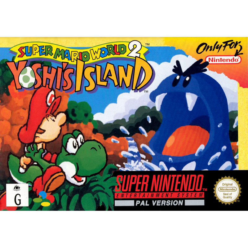 SUPER MARIO WORLD 2 YOSHI'S ISLAND SN