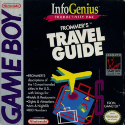 INFOGENIUS PRODUCTIVITY PAK FROMMER'S TRAVEL GUIDE GB