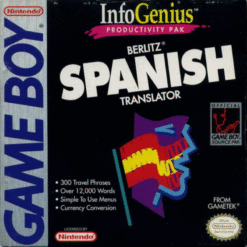 INFOGENIUS PRODUCTIVITY PAK BERLITZ SPANISH TRANSLATOR GB