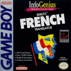 INFOGENIUS PRODUCTIVITY PAK BERLITZ FRENCH TRANSLATOR GB