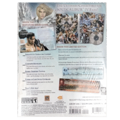 REVISTA BRADYGAMES SOUL CALIBUR IV LIMITED EDITON GUIDE BC