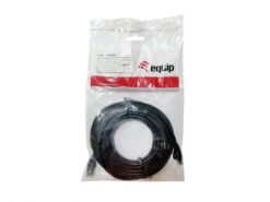 EQUIP CABO DE REDE U UTP CAT 6 26AWG 10MTS PRETO IG1