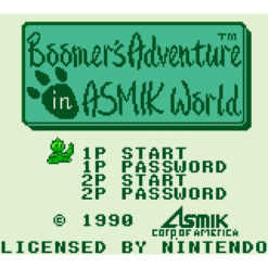 BOOMERS ADVENTURE IN ASMIK WORLD GB IG1