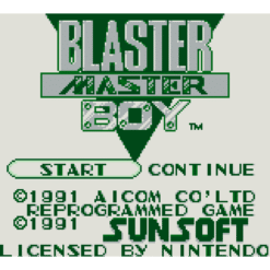 BLASTER MASTER BOY GB IG1