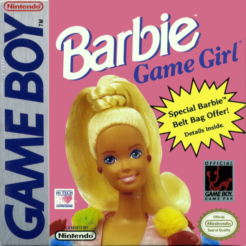 BARBIE GAME GIRL GB (S/CAIXA, S/MANUAIS)